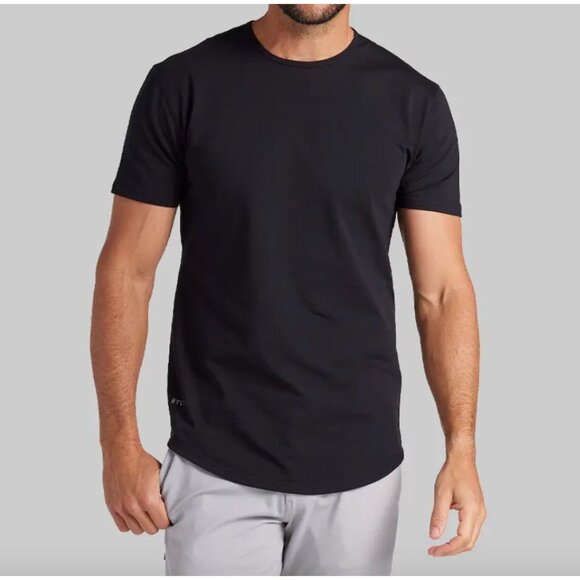 NWT BYLT Drop Cut Black Short Sleeve Tee Size XL - Picture 1 of 8